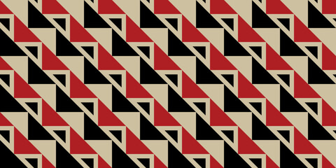 Fototapeta na wymiar Seamless abstract geometric pattern. Vector Illustration.