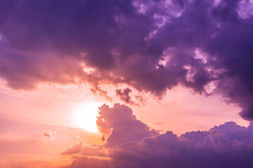 Abstract and pattern of cloud sky