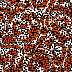 Vector ethnic tribal pattern. Seamless art image.