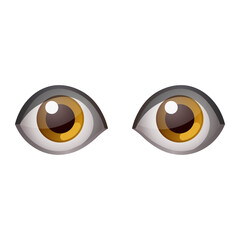 Big eyes Large size icon for emoji smile