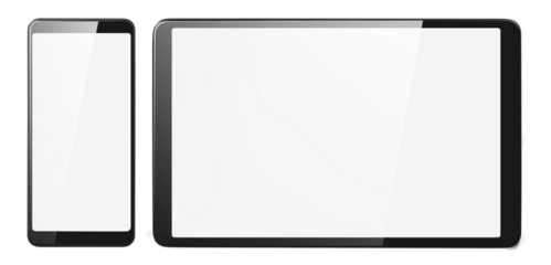 Smartphone and tablet cut out