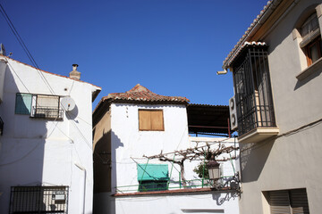 Fototapeta na wymiar Village square - Chite - Lecrin - Andalusia - Spain