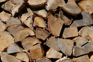 Cordée de bois, bois, bûches, Wood, coupé, chauffage,  horizontal
