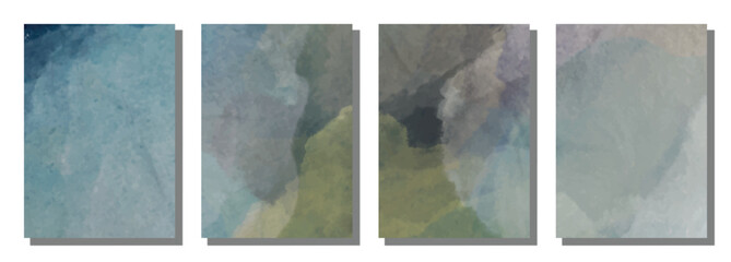 Abstract watercolor brush background.