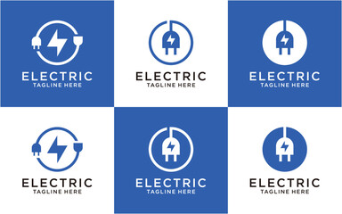 logo design electrical modern tech