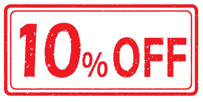 Stamp 10% Off, Sale PNG