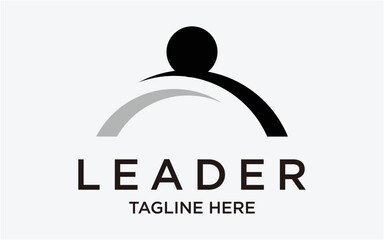 logo design leader simple template