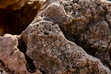close up of a rock