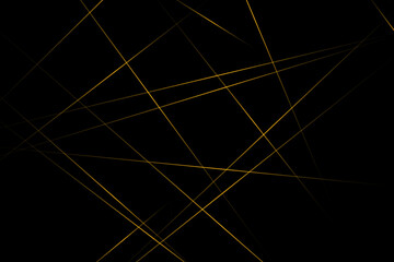 Abstract black with gold lines, triangles background modern design. Vector illustration EPS 10.