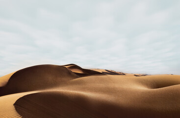 Sand, dessert and nature background in summer looking sexy like the beauty and body of a nude woman...