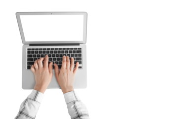 people sits on a work with a laptop computer for a table on the blackboard background