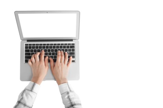 people sits on a work with a laptop computer for a table on the blackboard background