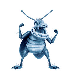 cockroach cartoon is the strongest