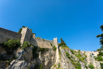 Fortress of Guaita in the Republic of San Marino, Italy