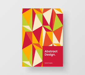 Abstract book cover vector design illustration. Modern mosaic pattern company identity concept.