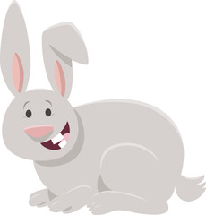 cartoon happy rabbit or bunny animal character