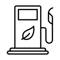 Bio Fuel Icon Logo Design Vector Template Illustration Sign And Symbol Pixels Perfect