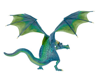 dragon cartoon walking rear view