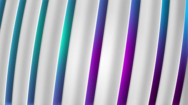 Gradient White Wave Lines Background. Business presentation backgrounds concept.  