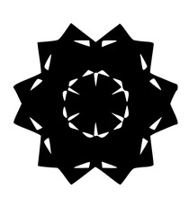 Graphic Snow Flake Icon

