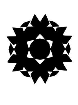 Graphic Snow Flake Icon