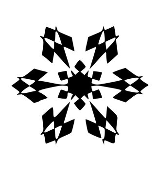Graphic Snow Flake Icon