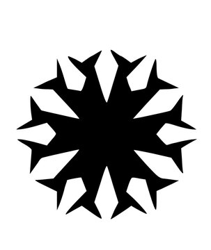 Graphic Snow Flake Icon