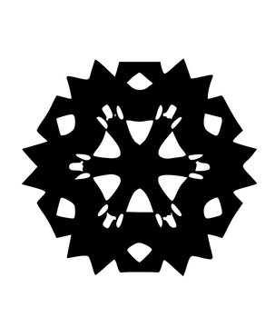 Graphic Snow Flake Icon
