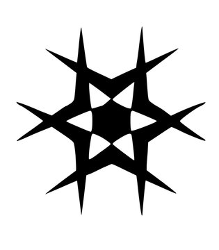 Graphic Snow Flake Icon