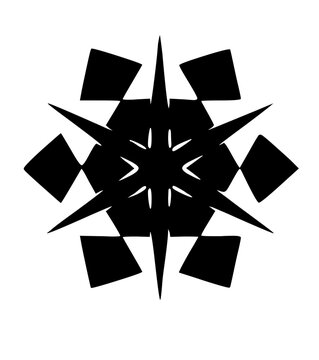 Graphic Snow Flake Icon