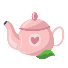 pink teapot kitchen utensil