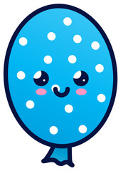 birthday air balloons illustration