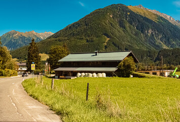 Beautiful alpine summer view near Neukirchen, Pinzgau, Salzburg, Austria