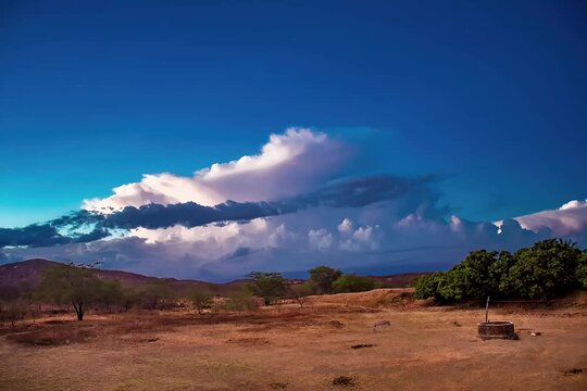 timelapse de uma tempestade
