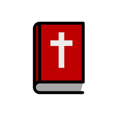 holy bible - vector icon