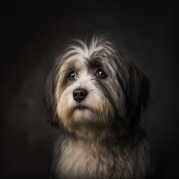 Havanese Dog Portrait