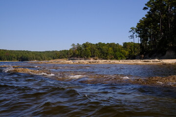 Shore Waves at South Toledo Bend State Park in Louisiana