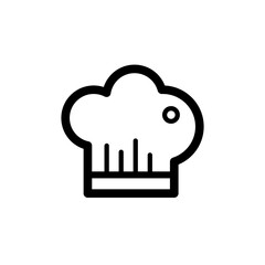 chef hat icon vector