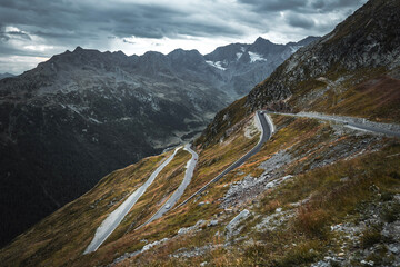 Switchback in the fall