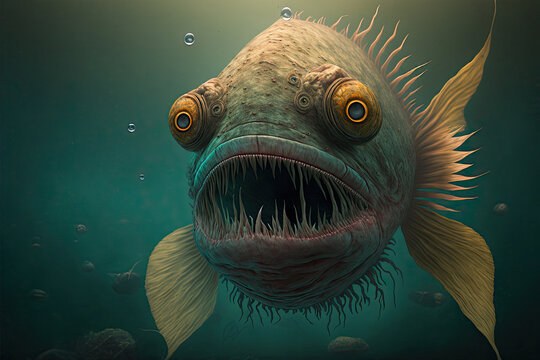 real deep sea fish