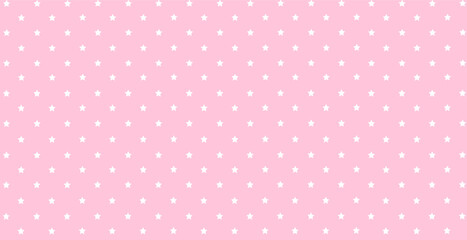 Pink background with stars print.
