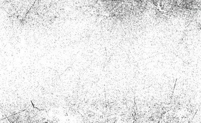 Dark Messy Dust Overlay Distress Background. Easy To Create Abstract Dotted, Scratched, Vintage Effect With Noise And Grain 