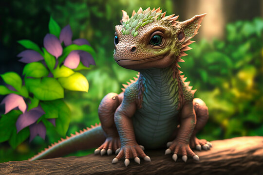 Portrait of a Baby Dragon