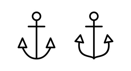 Anchor icon vector illustration. Anchor sign and symbol. Anchor marine icon.