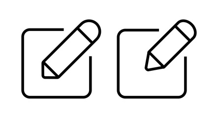 Edit icon vector illustration. edit document sign and symbol. edit text icon. pencil. sign up