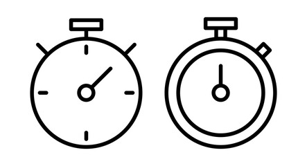 stopwatch icon vector illustration. Timer sign and symbol. Countdown icon. Period of time