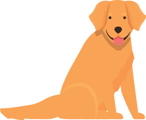 Dog pet icon cartoon vector. Puppy head. Pose canine