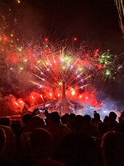 Fototapeta na wymiar Photo Mainstage Tomorrowland 2022 festival musique Boom Belgique europe 