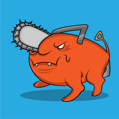Pochita Illustration