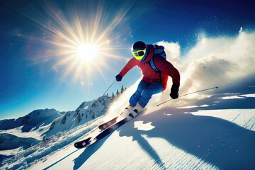 snowboarder jumping in the air